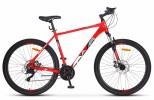 Велосипед 27,5' хардтейл, рама алюминий ДЕСНА-2750 MD красный/серый 2019, диск, 24 ск., 17,5' V010